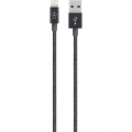 Фото Дата кабель USB 2.0 AM to Lightning 1.2m MIXIT PREMIUM METALLIC black Belkin (F8J144BT04-BLK)
