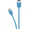 Фото Дата кабель USB 2.0 Type-C to Micro 5P 1.8m blue Belkin (F2CU033BT06-BLU)