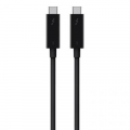 Фото Дата кабель Thunderbolt™ 3 Cable (USB-C™ to USB-C) (100W) (6.5ft/2m) Belkin (F2CD085BT2M-BLK)