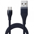 Фото Дата кабель USB 2.0 AM to Micro 5P 1.2m 2A Black Grand-X (NM012BK)