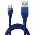 Фото Дата кабель USB 2.0 AM to Micro 5P 1.2m 2A Blue Grand-X (NM012BL)
