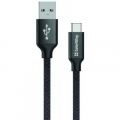 Фото Дата кабель USB 2.0 AM to Type-C 1.0m 2.1А black ColorWay (CW-CBUC003-BK)