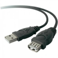 Фото Дата кабель USB2.0 AM/AF 1.8m Belkin (F3U153CP1.8M)