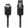 Фото Дата кабель USB 2.0 Type-C to BM 1.8m Belkin (F2CU035bt06-BLK)