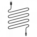 Фото Дата кабель USB 2.0 AM to Micro 5P 2.0m Black JUST (MCR-CPR2-BLCK)