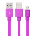 Фото Дата кабель USB 2.0 AM to Micro 5P 1.2m Freedom Pink JUST (MCR-FRDM-PNK)