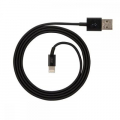 Фото Дата кабель USB 2.0 AM to Lightning 1.0m Simple Black JUST (LGTNG-SMP10-BLCK)