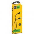 Фото Дата кабель USB 2.0 AM to Micro 5P 1.0m Black Florence (FD-M1-2B)