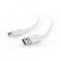 Фото Дата кабель USB 3.0 AM to Type-C 1.0m Cablexpert (CCP-USB3-AMCM-1M-W)