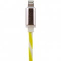 Фото Дата кабель USB 2.0 -> Lightning 1м W-Gr (силикон) бело-зеленый /Reta LogicPower (5142)