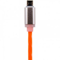 Фото Дата кабель USB 2.0 -> micro USB 1м Or (силикон) оранжевый /Retail LogicPower (5147)