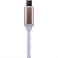 Фото Дата кабель USB 2.0 -> micro USB 1м W (силикон) белый /Retail LogicPower (5148)