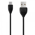 Фото Дата кабель USB 2.0 AM to Type-C 1m (OR) Lesu RC-050a Black Remax (48860)
