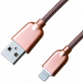 Фото Дата кабель USB 2.0 AM to Lightning 1.0m 1.5A Rose Gold Grand-X (ML02RG)