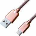 Фото Дата кабель USB 2.0 AM to Micro 5P 1.0m Ace Rose gold CORD (CDA-M1-2RG)