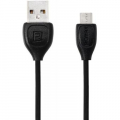 Фото Дата кабель USB 2.0 AM to Micro 5P 0.5m RC-050m Black Remax (F_53029)