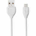 Фото Дата кабель USB 2.0 AM to Micro 5P 0.5m RC-050m White Remax (F_53030)