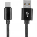 Фото Дата кабель USB 2.0 AM to Type-C 1.5m DC-TC-152NR black Greenwave (R0015190)