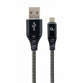 Фото Дата кабель USB 2.0 Micro 5P to AM Cablexpert (CC-USB2B-AMmBM-1M-BW)