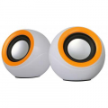 Фото Акустическая система OMEGA OG-116B white orange 2x3W RMS USB (OG116BWO)