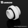 Фото Адаптер соединительный с резьбой G1/4 Barrow (TB2D-MINI01), белый