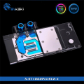 Фото Водоблок от Bykski для видеокарты ZOTAC GTX 1060 PLUS с подсветкой RGB light (12V)