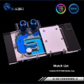 Фото Водоблок от Bykski для видеокарт Colorful  GTX1060 Batch-Axe с подсветкой RBW(5V 3Pin AURA)