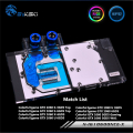 Фото Водоблок от Bykski для видеокарт Colorful  GTX1060 U/X/S 3GD5 6GD5 с подсветкой RBW(5V 3Pin AURA)