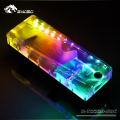 Фото Резервуар от Bykski B-TK220-DDC с помпой B-PMD3-CBK и RGB подсветкой