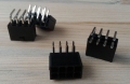 Фото Гнездо питания процессора CPU 8 pin для горизонтальной пайки (черный)