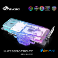 Фото Водоблок с активным бэкплейтом на карты MSI Geforce RTX 3080 3090 Gaming X TRIO, N-MS3090TRIO-TC