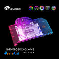 Фото Водоблок на видеокарты EVGA RTX 3060Ti XC от Bykski, с бэкплейтом (N-EV3060XC-X-V2)