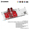 Фото Водоблок  на видеокарты  EVGA RTX3090 3080 FTW3 ULTRA GAMING с активным бэкплейтом от Barrow (BS-EV3090F-PA)