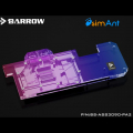 Фото Водоблок Barrow с активным бэкплейтом для видеокарт ASUS ROG STRIX RTX 3090 3080 GAMING (BS-ASS3090-PA2_with_active_backp)