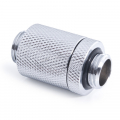 Фото Прямой поворотный коннектор папа-папа 25,5мм с резьбой G1 / 4  Alphacool ES, хром