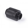Фото Прямой поворотный коннектор папа-папа 20мм с резьбой G1 / 4  Alphacool ES, черный