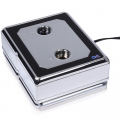 Фото Цельно латунный водоблок Alphacool Eisblock XPX Pro Aurora с RGB подстветкой, хром