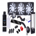 Фото СВО для процессора, комплект водяного охлаждения Alphacool Core Hurrican 360 мм XT45 на ПЕТГ трубках