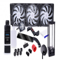Фото СВО для процессора, комплект водяного охлаждения Alphacool Core Hurrican 420mm XT45 на ПЕТГ трубках