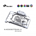 Фото Водоблок от Bykski под видеокарты Asus DUAL-RTX3060TI-O8G (N-AS3060TIDUAL-X)