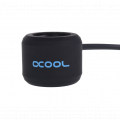 Фото Штуцер с RGB-подсветкой для трубок 16мм Alphacool Aurora, черный