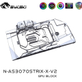 Фото Водоблок от Bykski для видеокарт Asus RTX 3070 / 3060Ti STRIX (N-AS3070STRIX-X-V2)