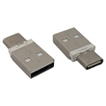 Фото Удлинитель-переходник гнездо USB Type-C - штекер USB 3.0 белый