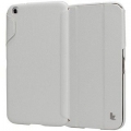 Фото Аксессуар для планшетнов Jison Premium Leatherette Smart Case White for Galaxy Tab 3 8.0