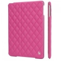 Фото Аксессуар для iPad Jison Quilted Leather Smart Case Rose Red for iPad Air/Air 2