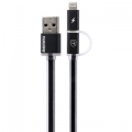 Фото USB-кабель для Remax Lightning/microUSB Aurora Cable (Black)