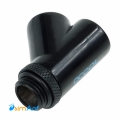 Фото Соединитель тройник Alphacool Y-45° connector - G1/4 revolvable - 2x inner- Насыщенный черный