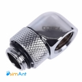 Фото Поворотный угловой адаптер 90 градусов G1/4 alphacool (хром)
