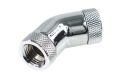 Фото Поворотный угловой адаптер Alphacool HF angled adaptor 45° 2x G1/4 inner thread (хром)