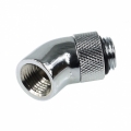 Фото Угловой коннектор Alphacool HF angled adaptor 45° G1/4 outer thread to G1/4 inner (Хром)